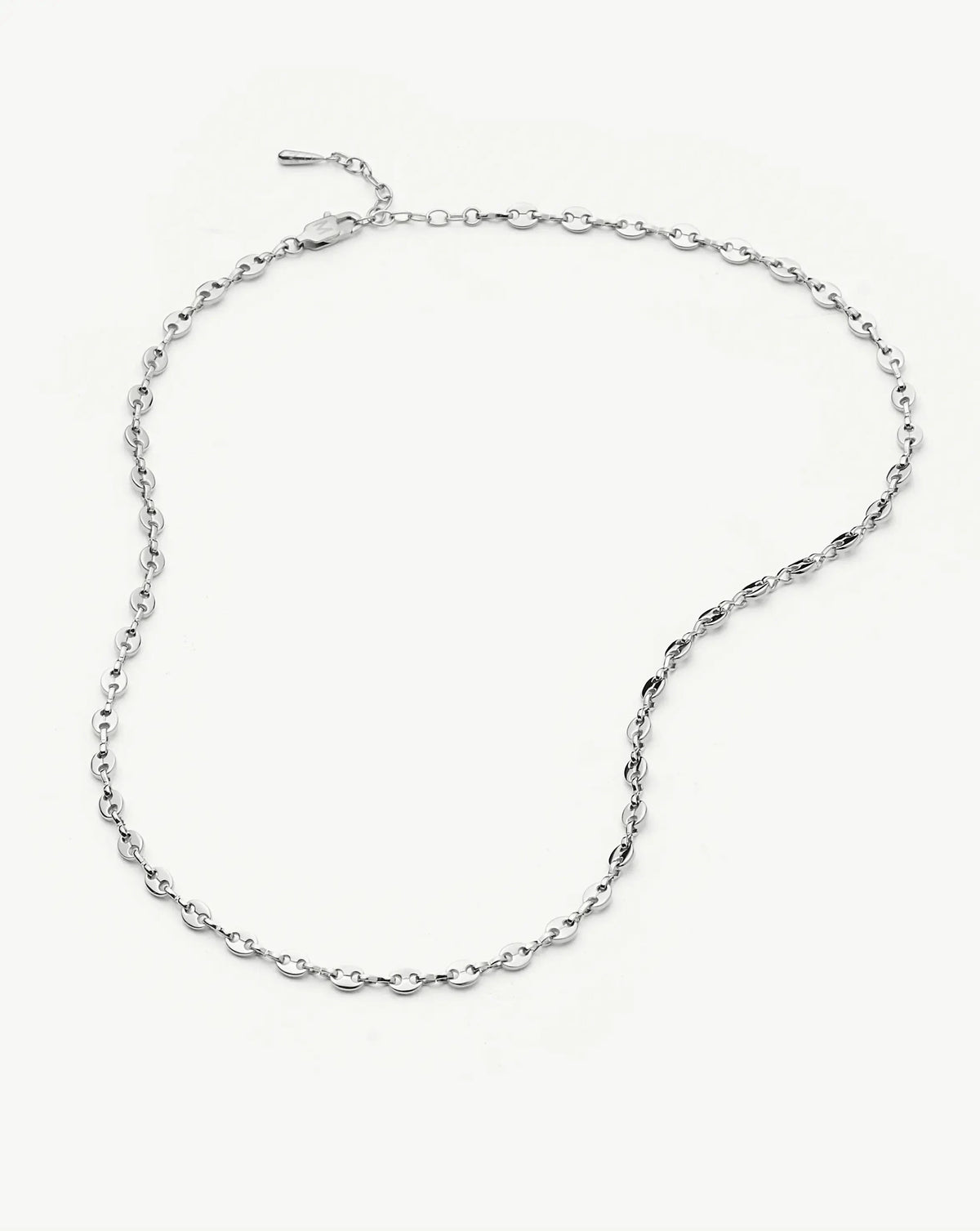 Mini Mariner Chain Necklace | Platinum Plated