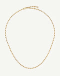 Mini Paperclip Chain Necklace | 18ct Gold Plated