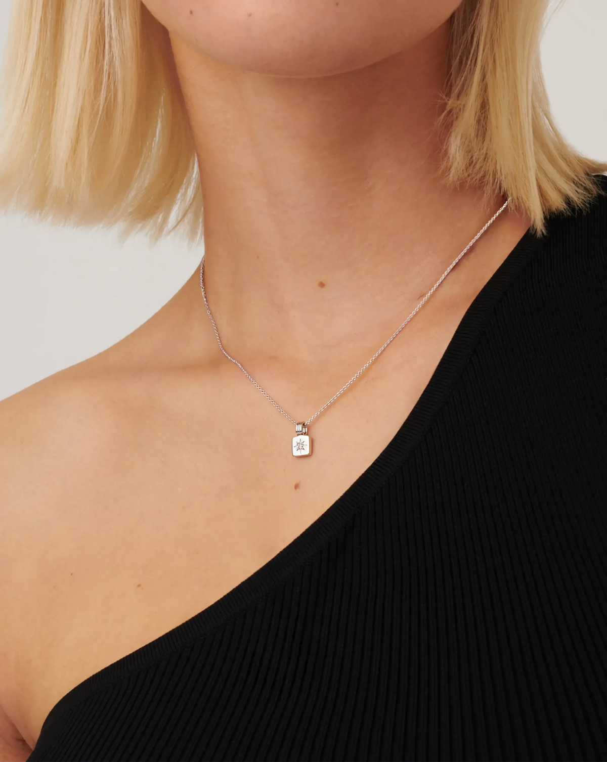 Mini Star Ridge Pendant Necklace | Sterling Silver