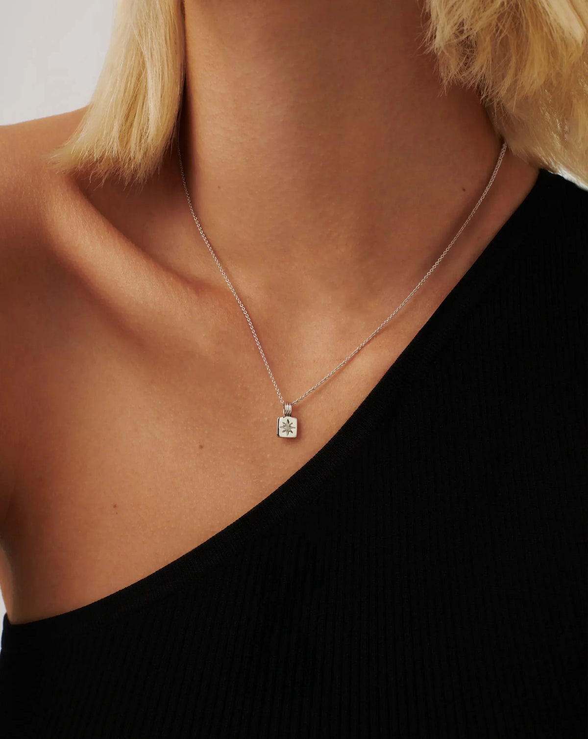 Mini Star Ridge Pendant Necklace | Sterling Silver