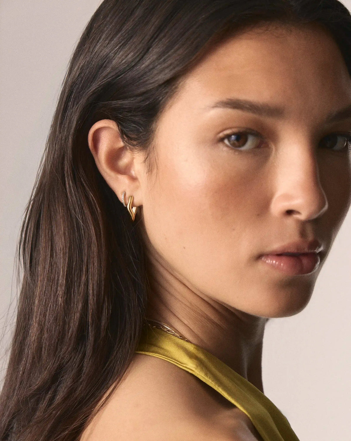 Molten Classic Small Hoop Earrings | 18ct Gold Plated