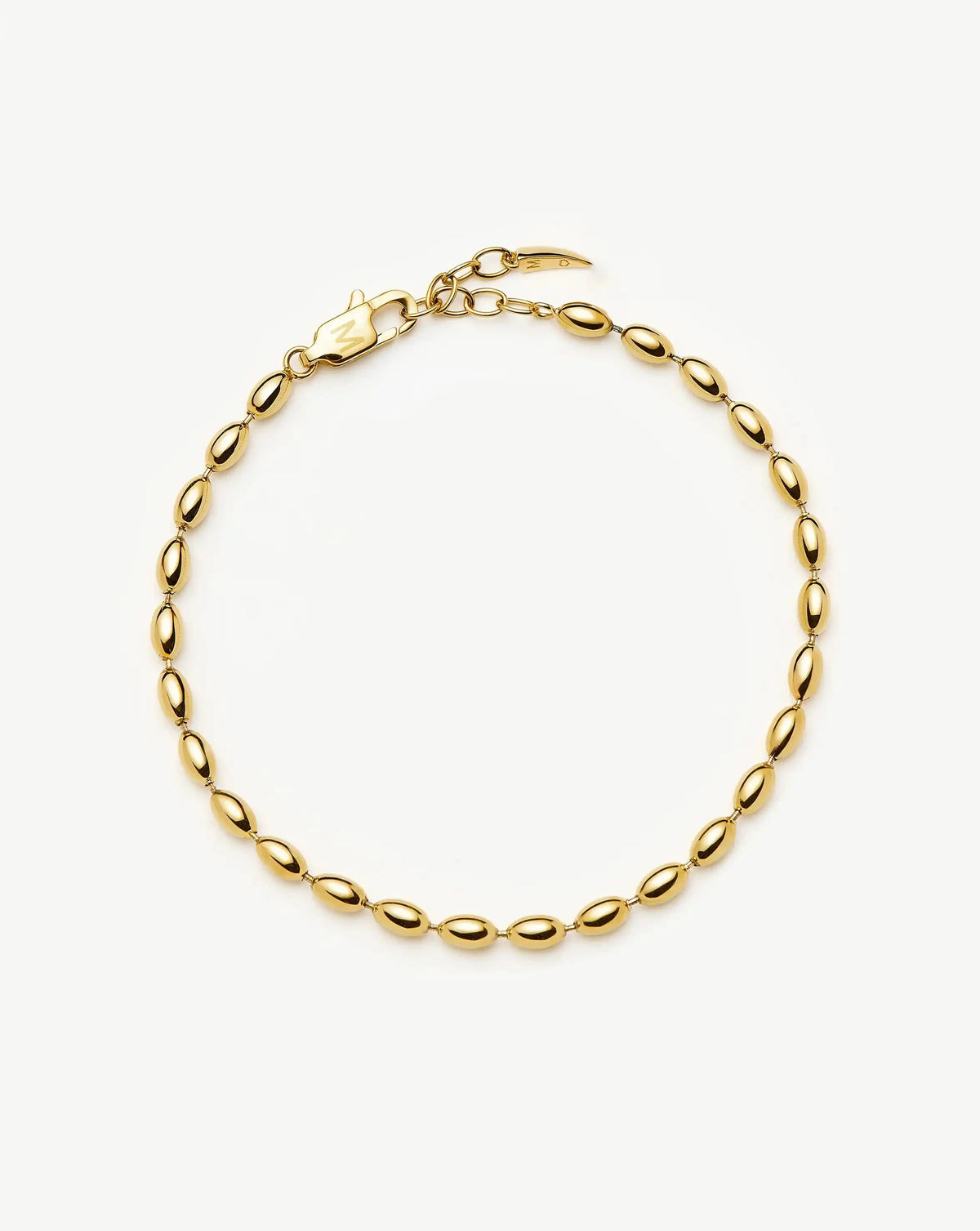 Molten Olive Chain Bracelet | 18ct Gold Plated