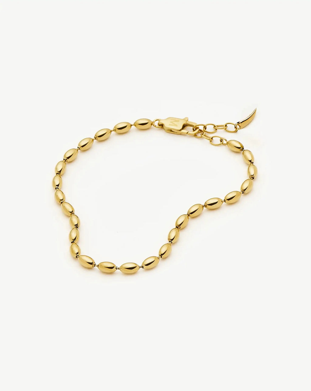 Molten Olive Chain Bracelet | 18ct Gold Plated