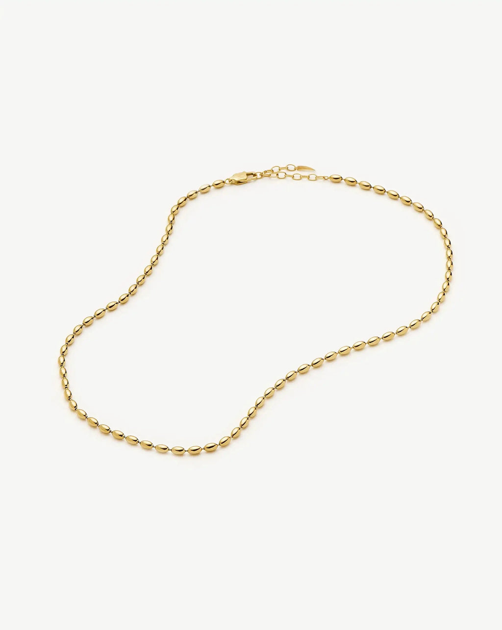 Molten Olive Chain Necklace | 18ct Gold Plated