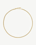 Molten Olive Chain Necklace | 18ct Gold Plated