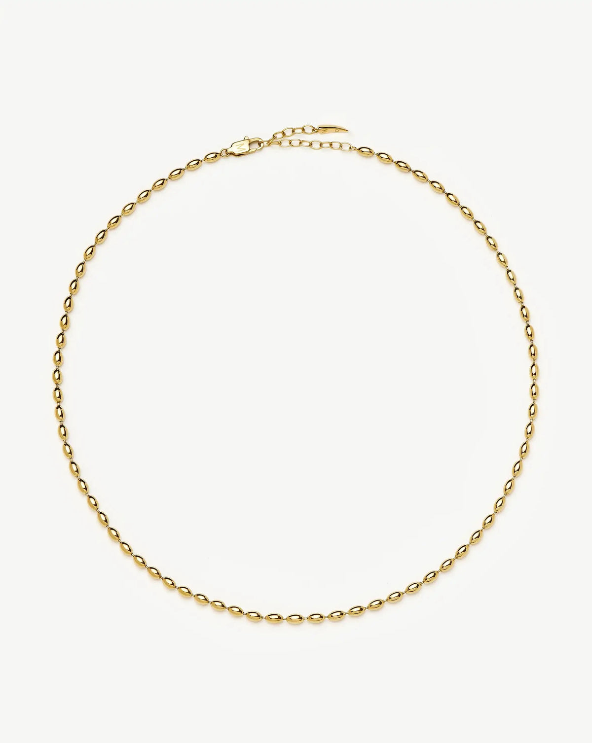 Molten Olive Chain Necklace | 18ct Gold Plated