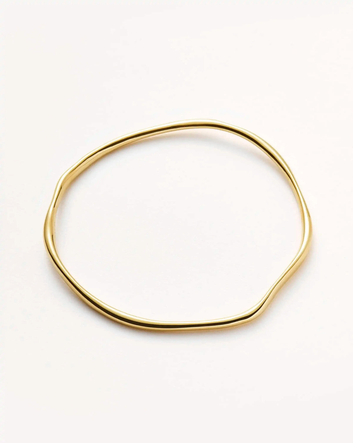 Molten Ripple Bangle | 18ct Gold Plated