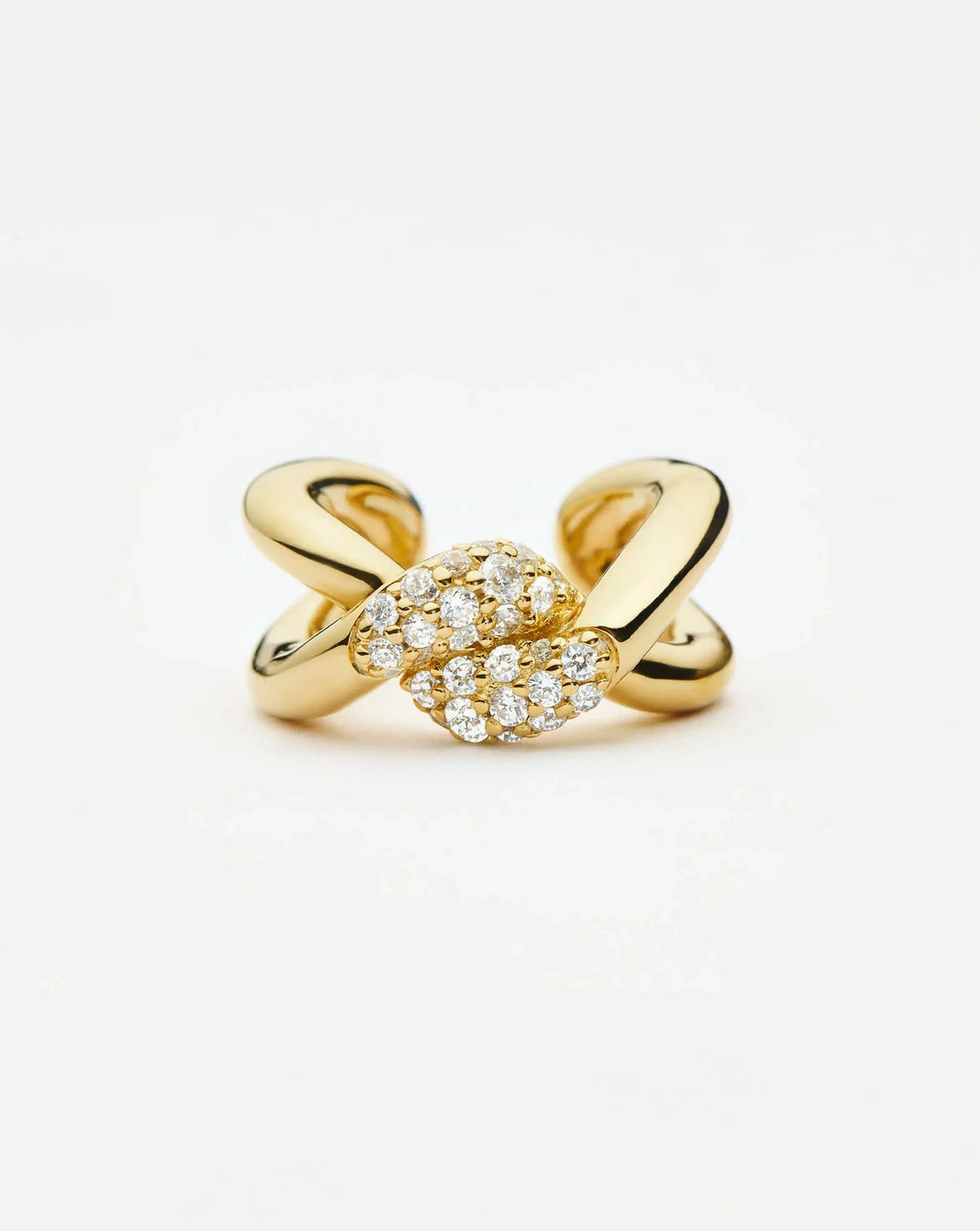 Molten Snow Ear Cuff | 18ct Gold Plated/Cubic Zirconia