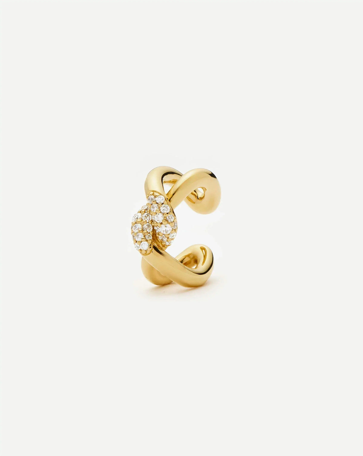 Molten Snow Ear Cuff | 18ct Gold Plated/Cubic Zirconia