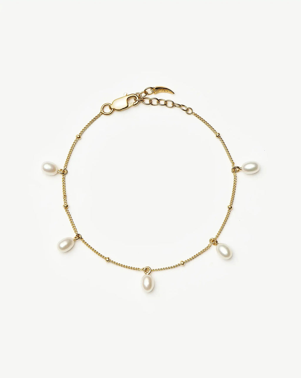 Pearl Baya Baroque Chain Bracelet | 18ct Gold Vermeil/Pearl