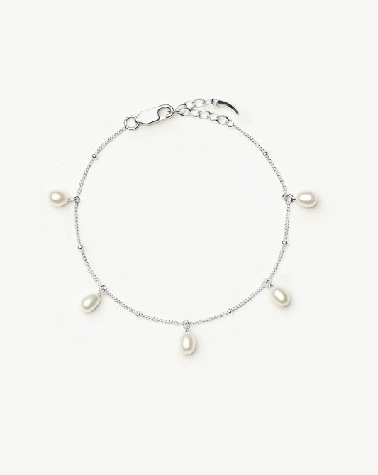 Pearl Baya Baroque Chain Bracelet | Sterling Silver/Pearl