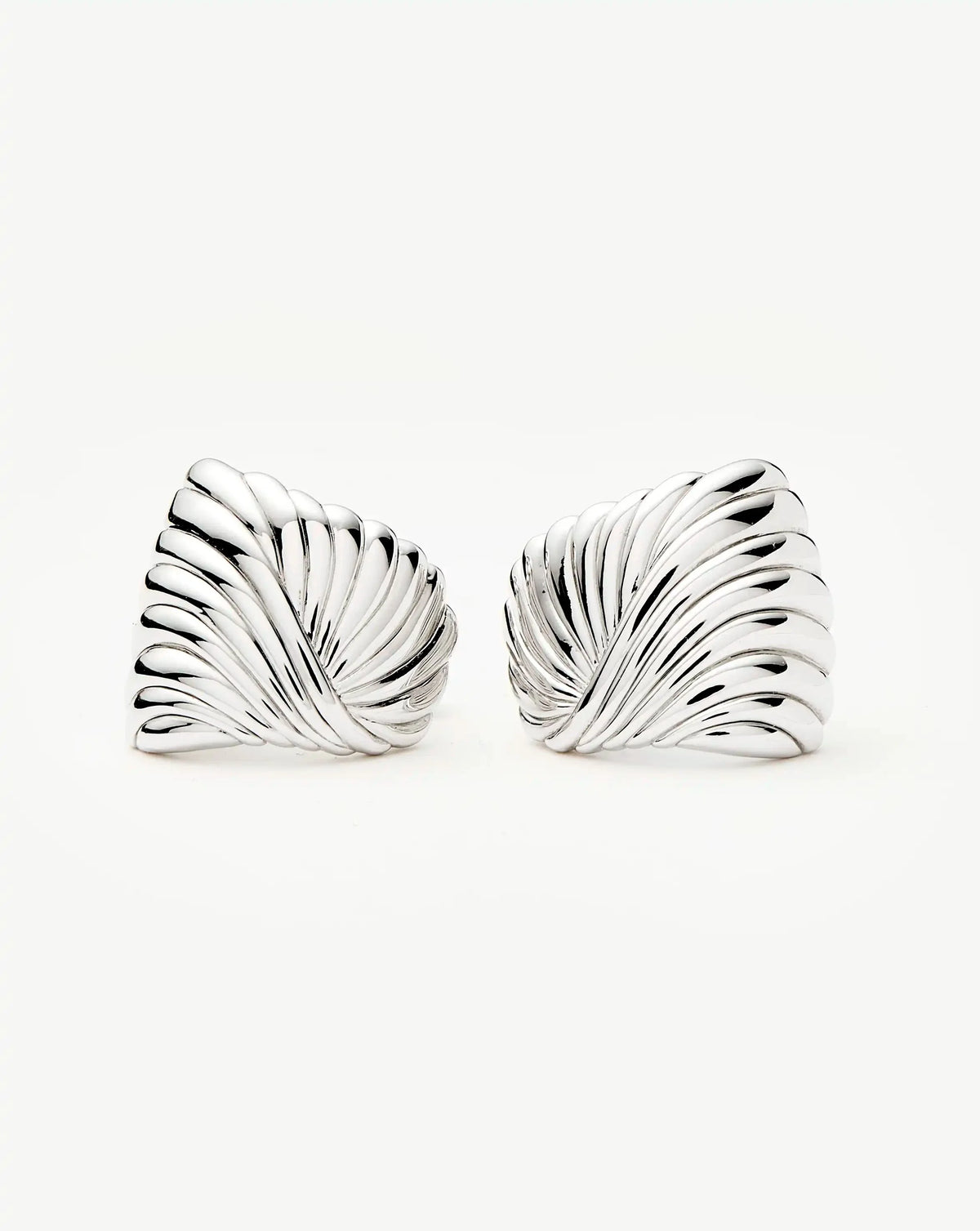 Ripple Oversized Stud Earrings