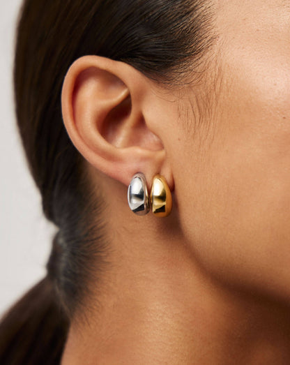 The Mixed Metal Earring Set | Mixed Metal