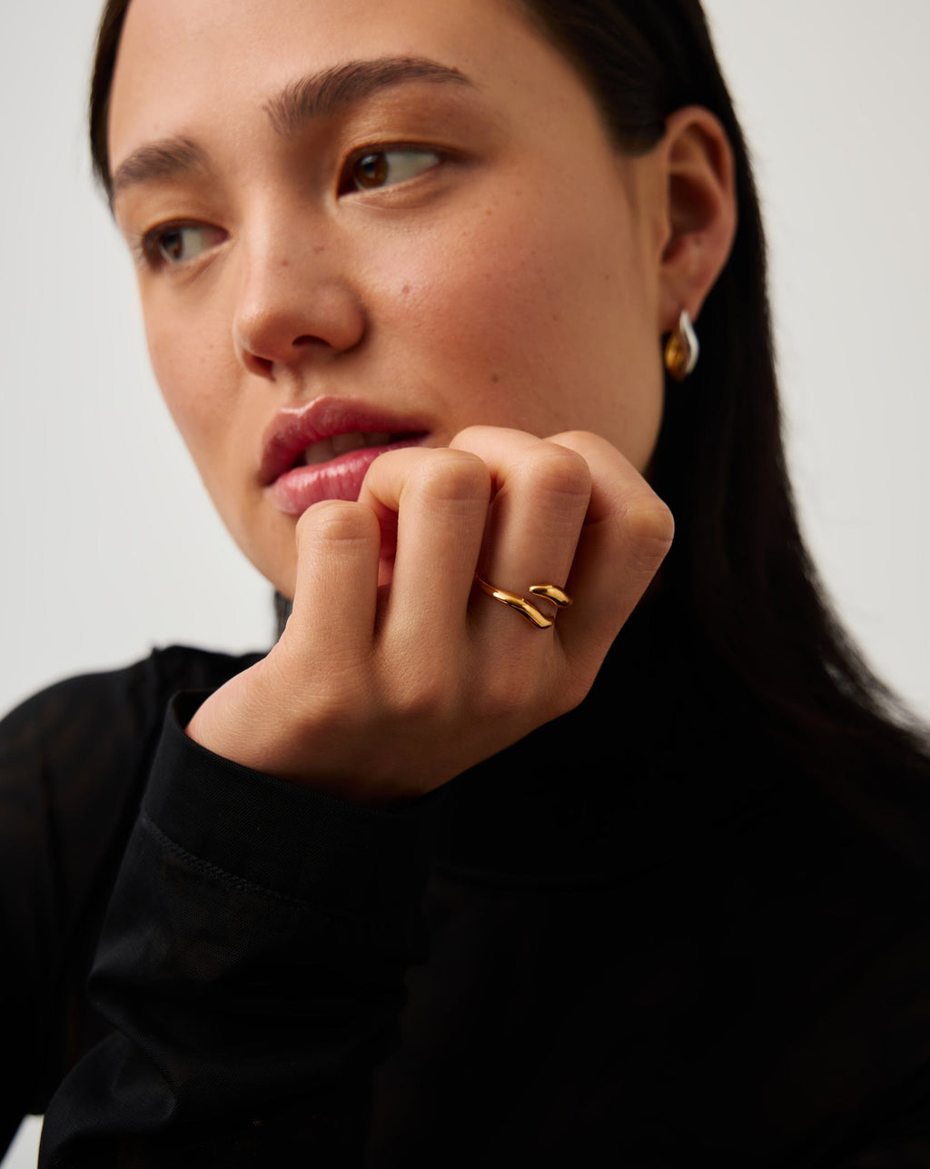 Savi Signature Open Ring | 18ct Gold Plated