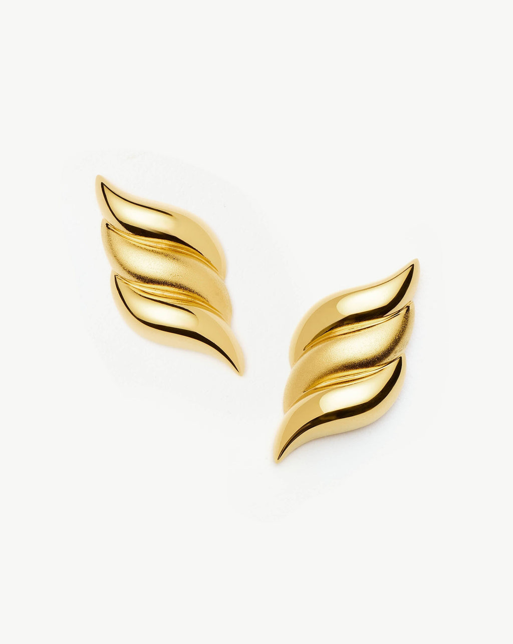 Savi Signature Oversized Stud Earrings | 18ct Gold Plated