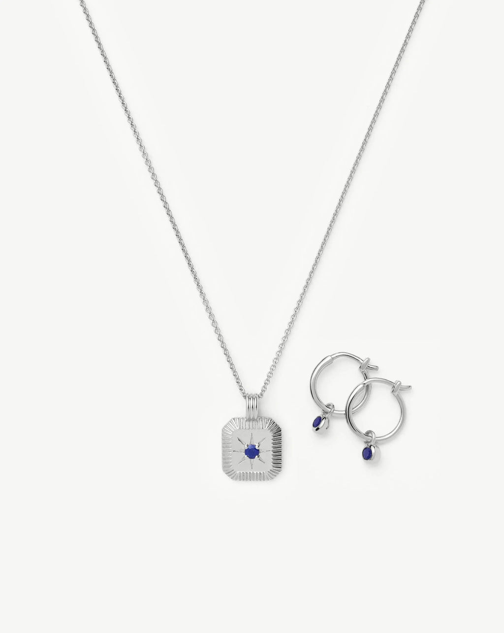 The Meaningful September Birthstone Set | Sterling Silver/Lapis