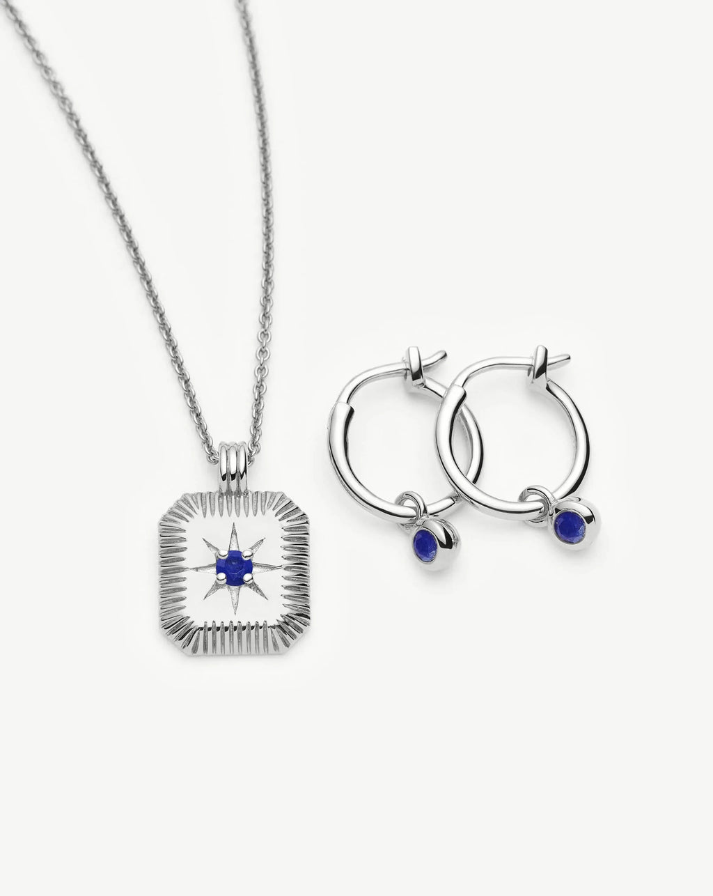 The Meaningful September Birthstone Set | Sterling Silver/Lapis