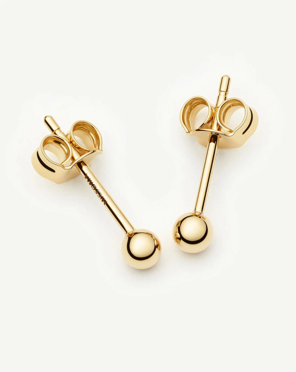 Solid Gold Classic Stud Earrings | 9ct Solid Yellow Gold