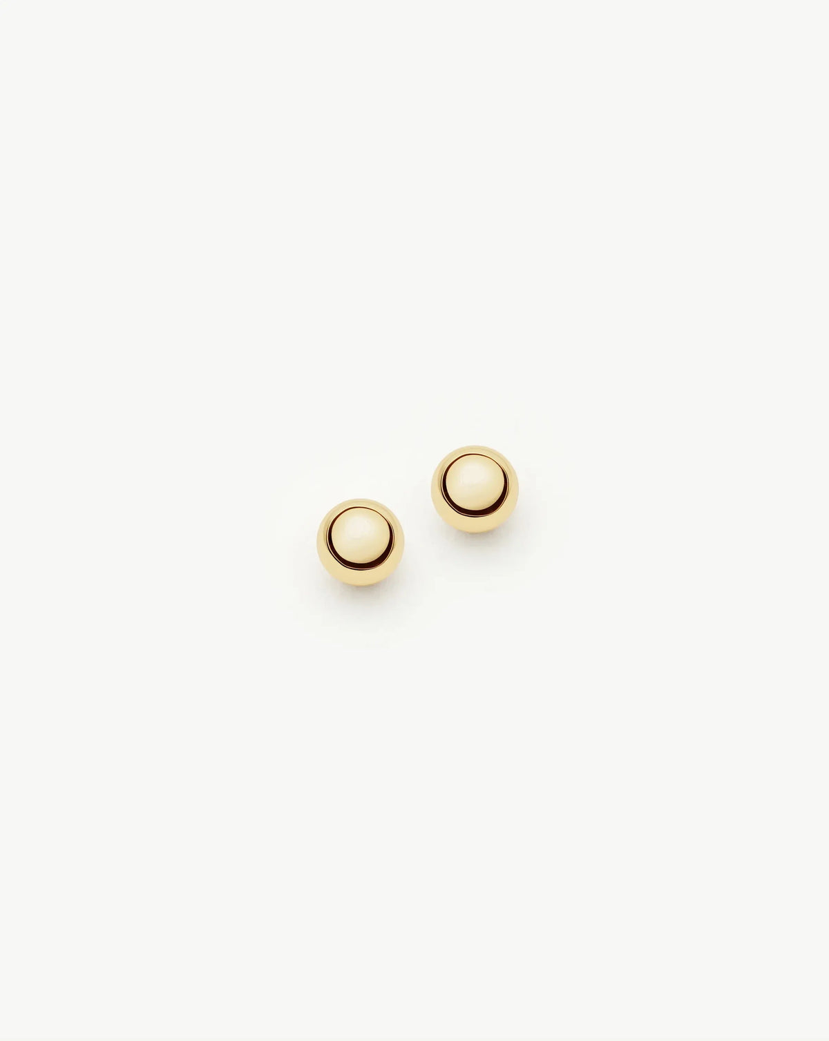 Solid Gold Classic Stud Earrings | 9ct Solid Yellow Gold