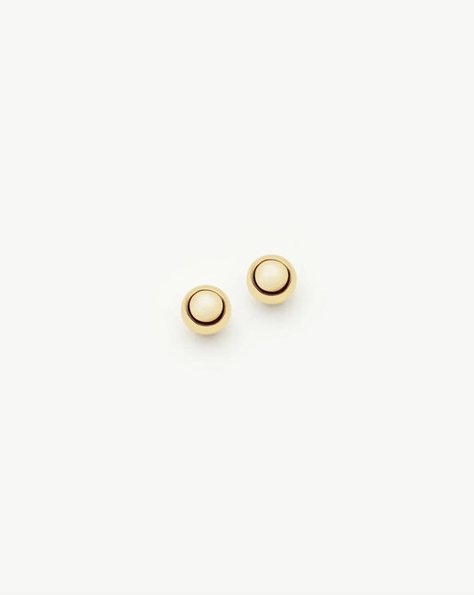 Solid Gold Classic Stud Earrings | 9ct Solid Yellow Gold