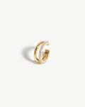 Solid Gold Diamond Double Ear Cuff