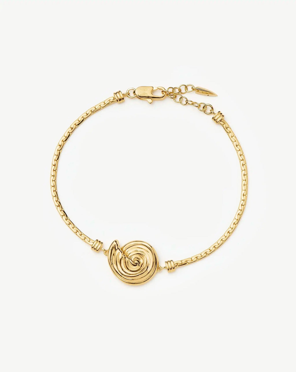 Spiral Cobra Chain Bracelet | 18ct Gold Plated