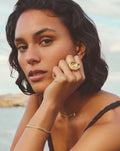 Spiral Statement Ring | 18ct Gold Plated