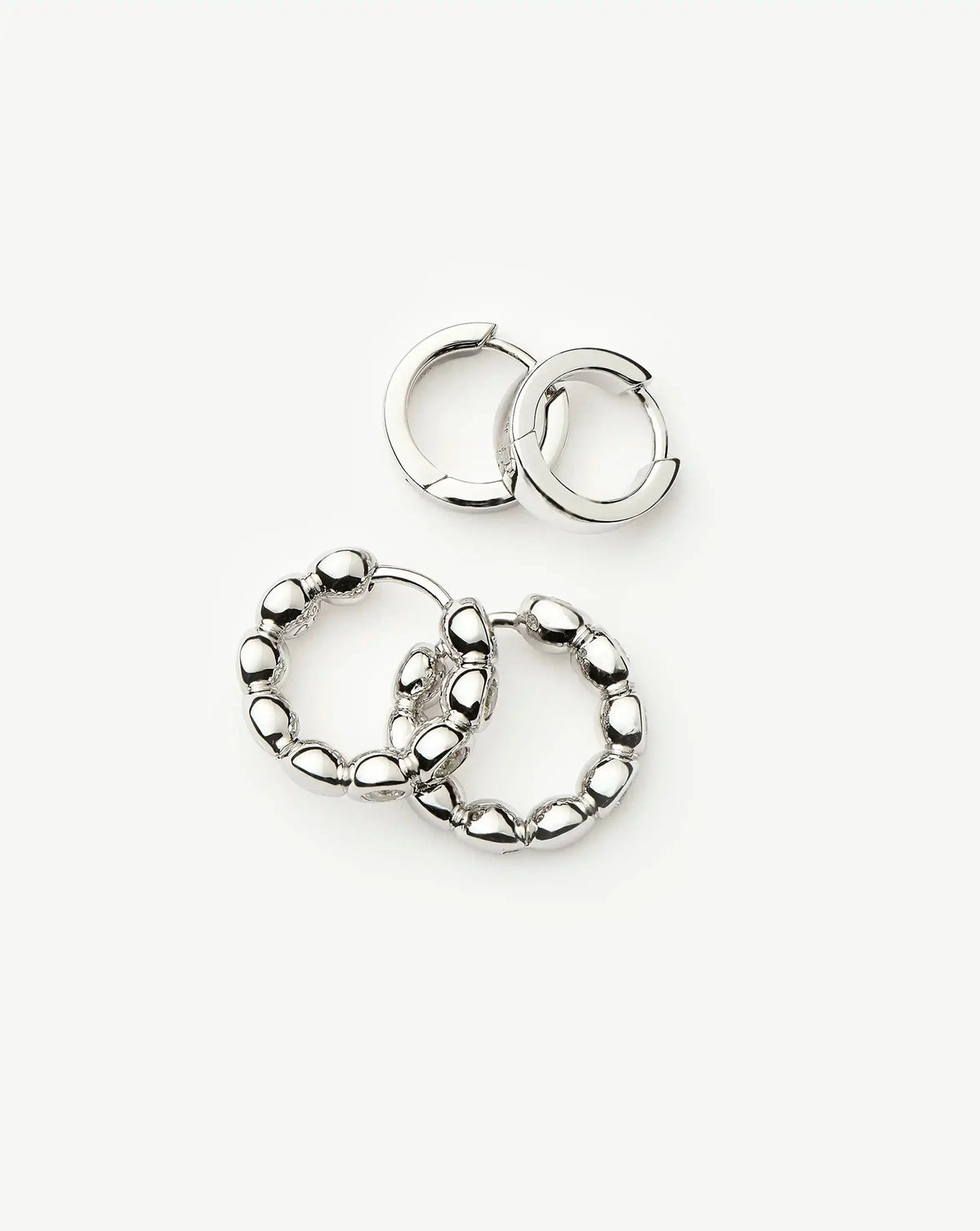 The Forever Hoop Set | Sterling Silver