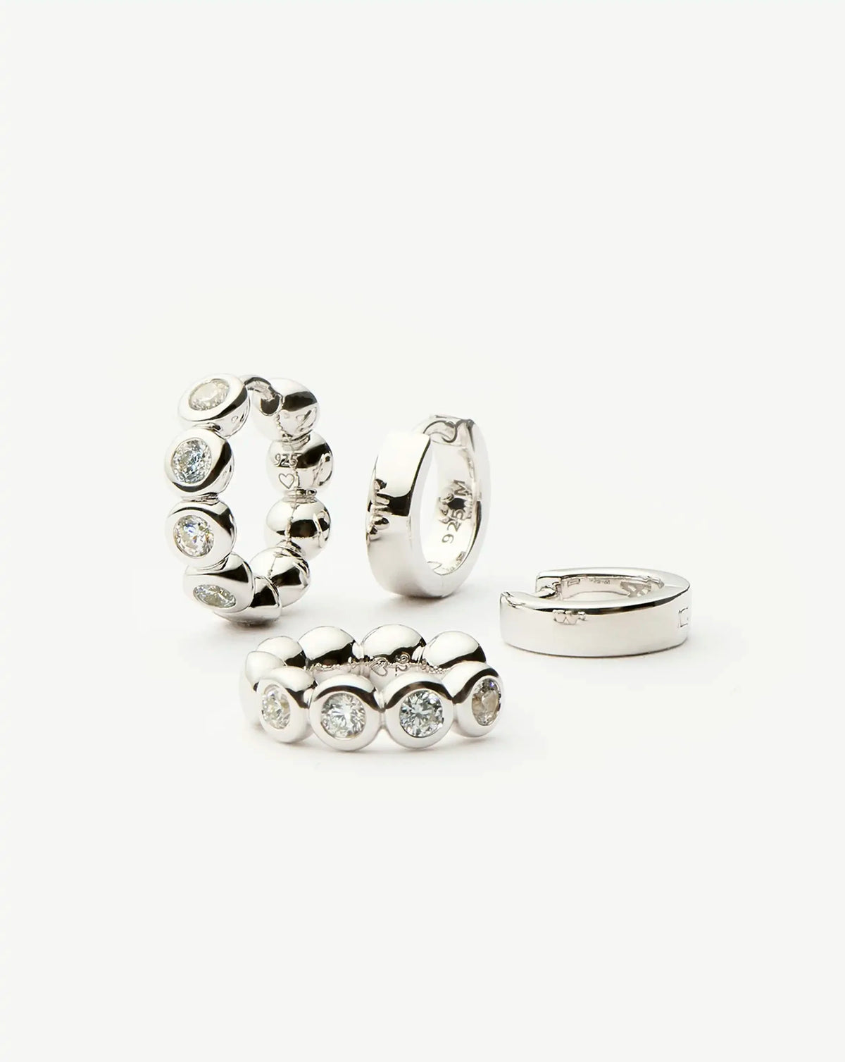 The Forever Hoop Set | Sterling Silver