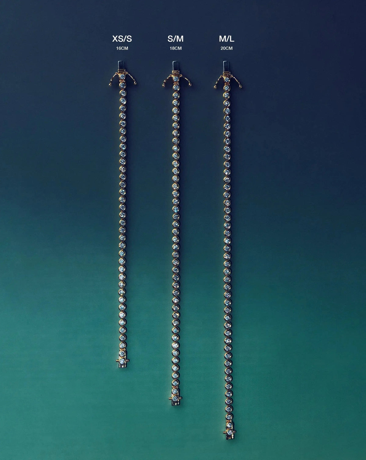 Tennis Round Bracelet | Silver Plated/Sapphire Blue Nano-crystal