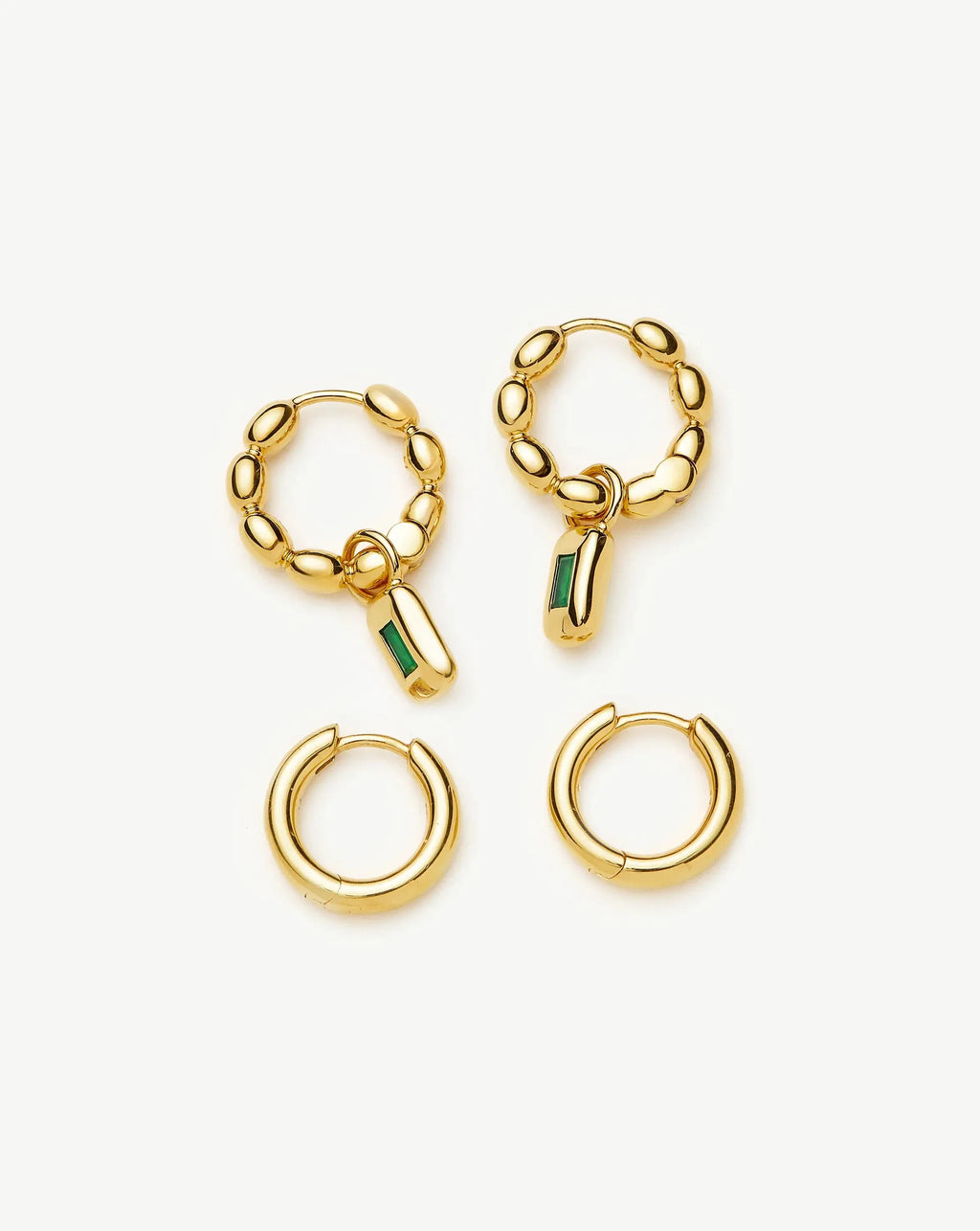 The Destination Hoop Set | 18ct Gold Plated