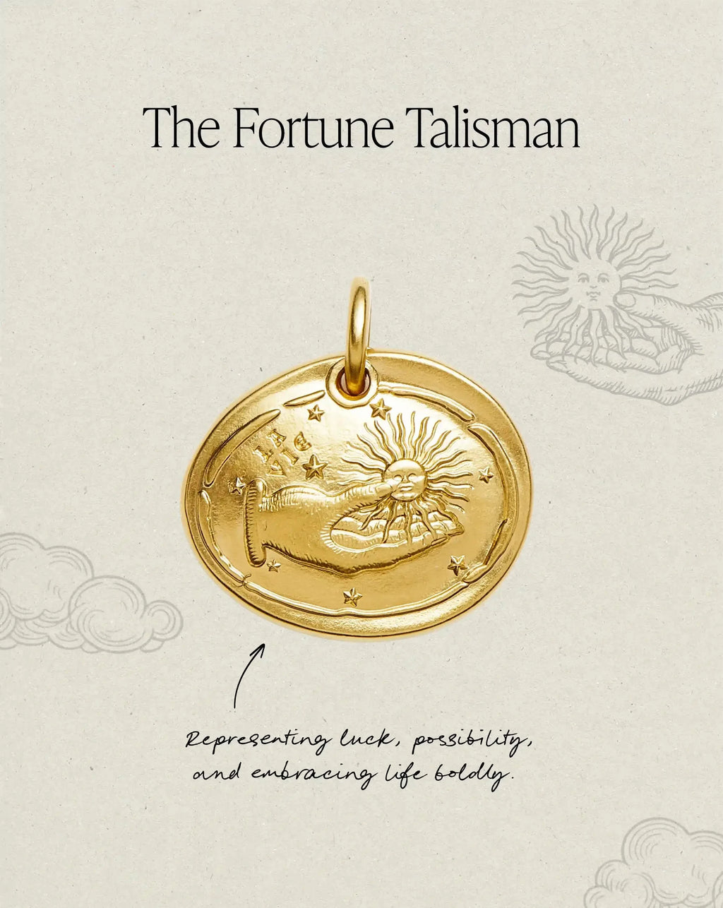 The Fortune Talisman Necklace | 18ct Gold Plated