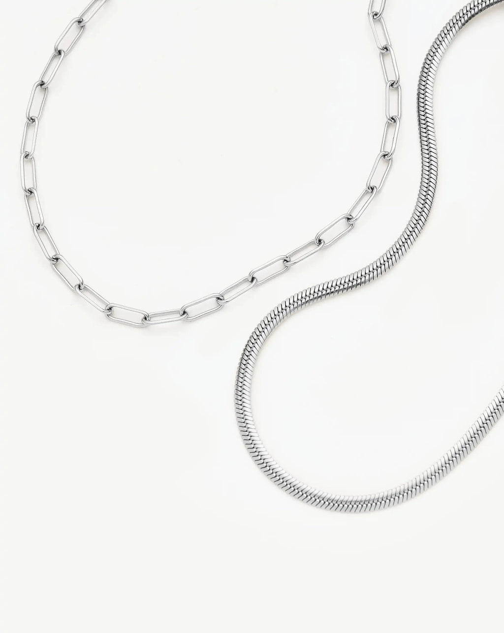 The Go-To Bracelet Set | Platinum Plated
