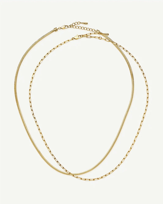 The Go-To Necklace Set | 18ct Gold Plated