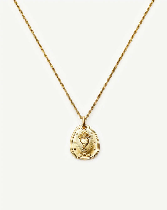 The Heart Talisman Necklace | 18ct Gold Plated