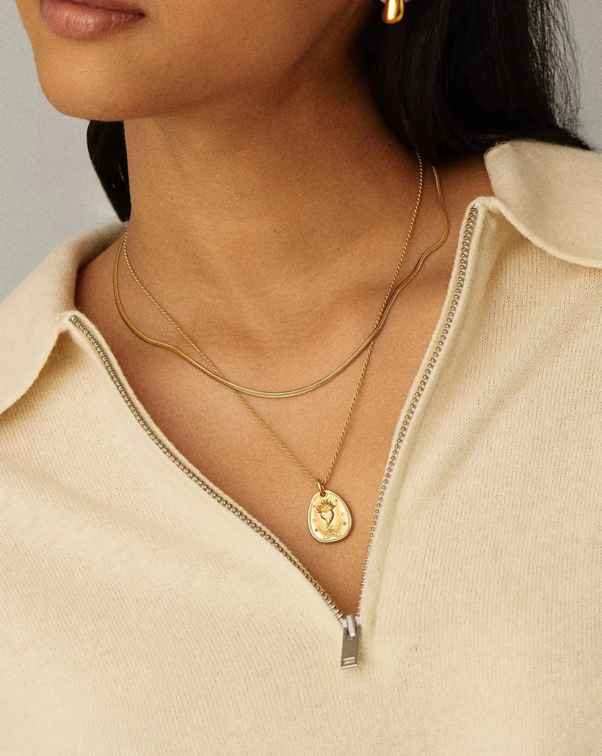 The Heart Talisman Pendant | 18ct Gold Plated