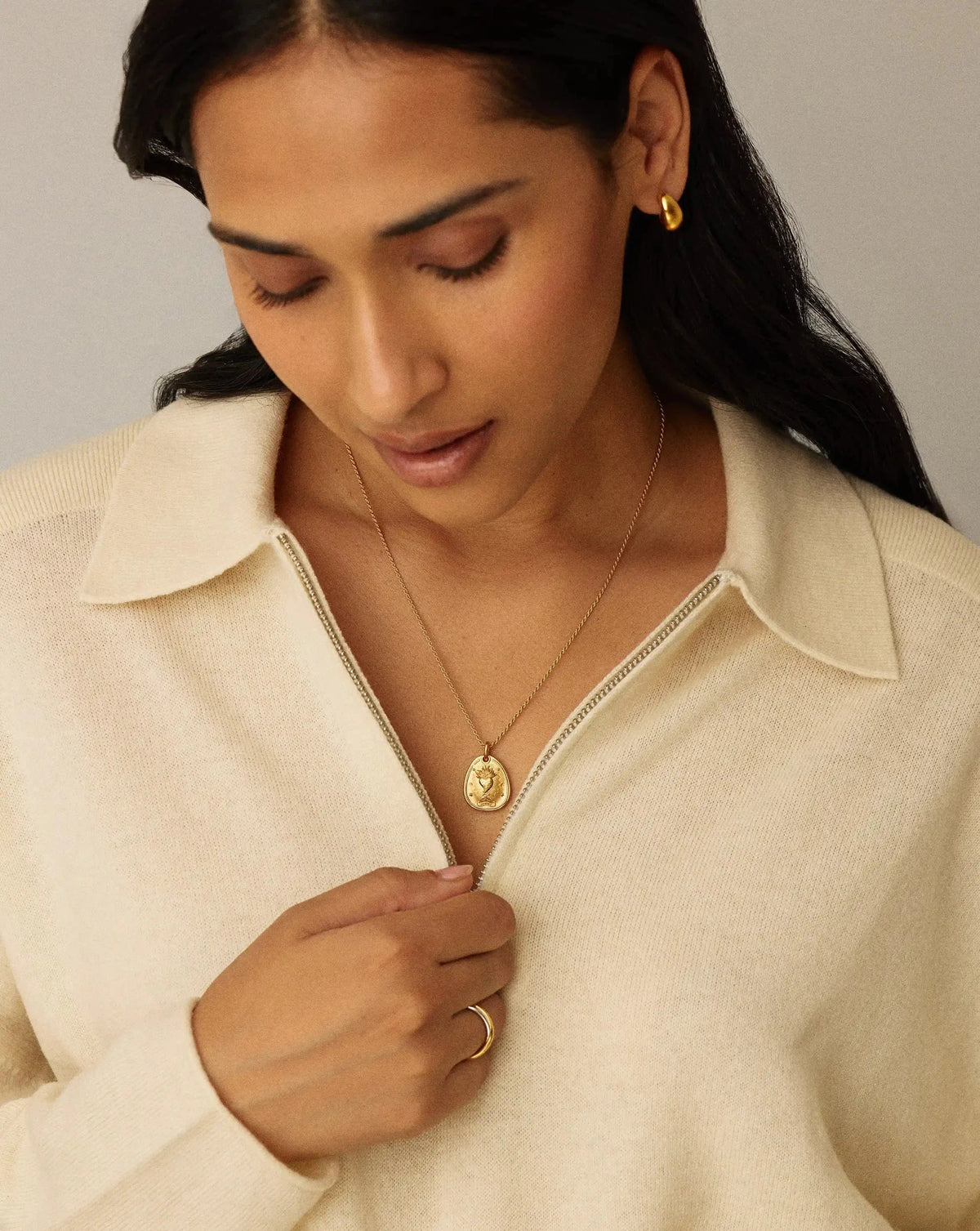 The Heart Talisman Pendant | 18ct Gold Plated