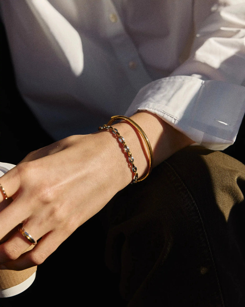 The Mix it Up Bracelet Set | Mixed Metal