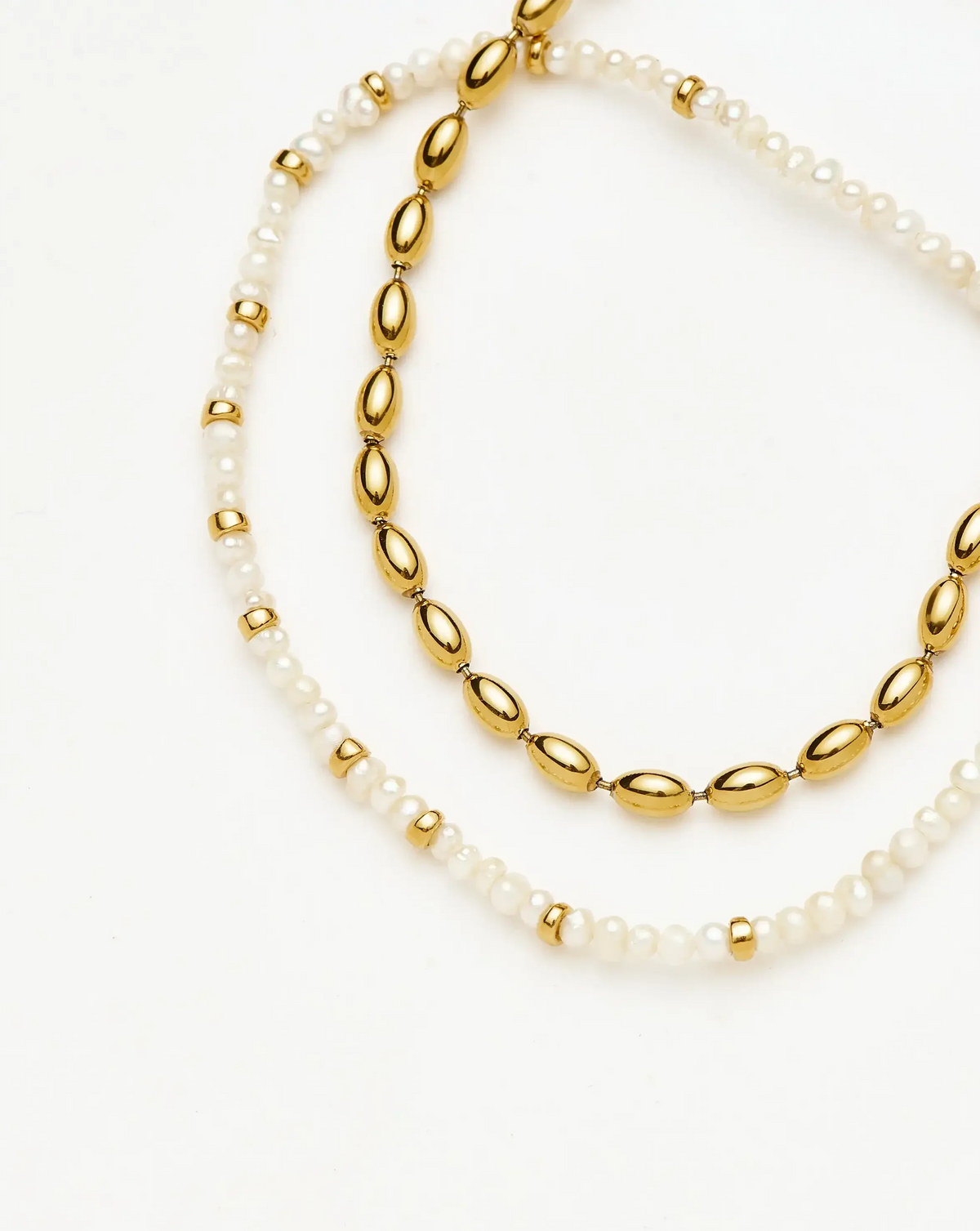 The Pearl-fect Bracelet Set | 18ct Gold Plated