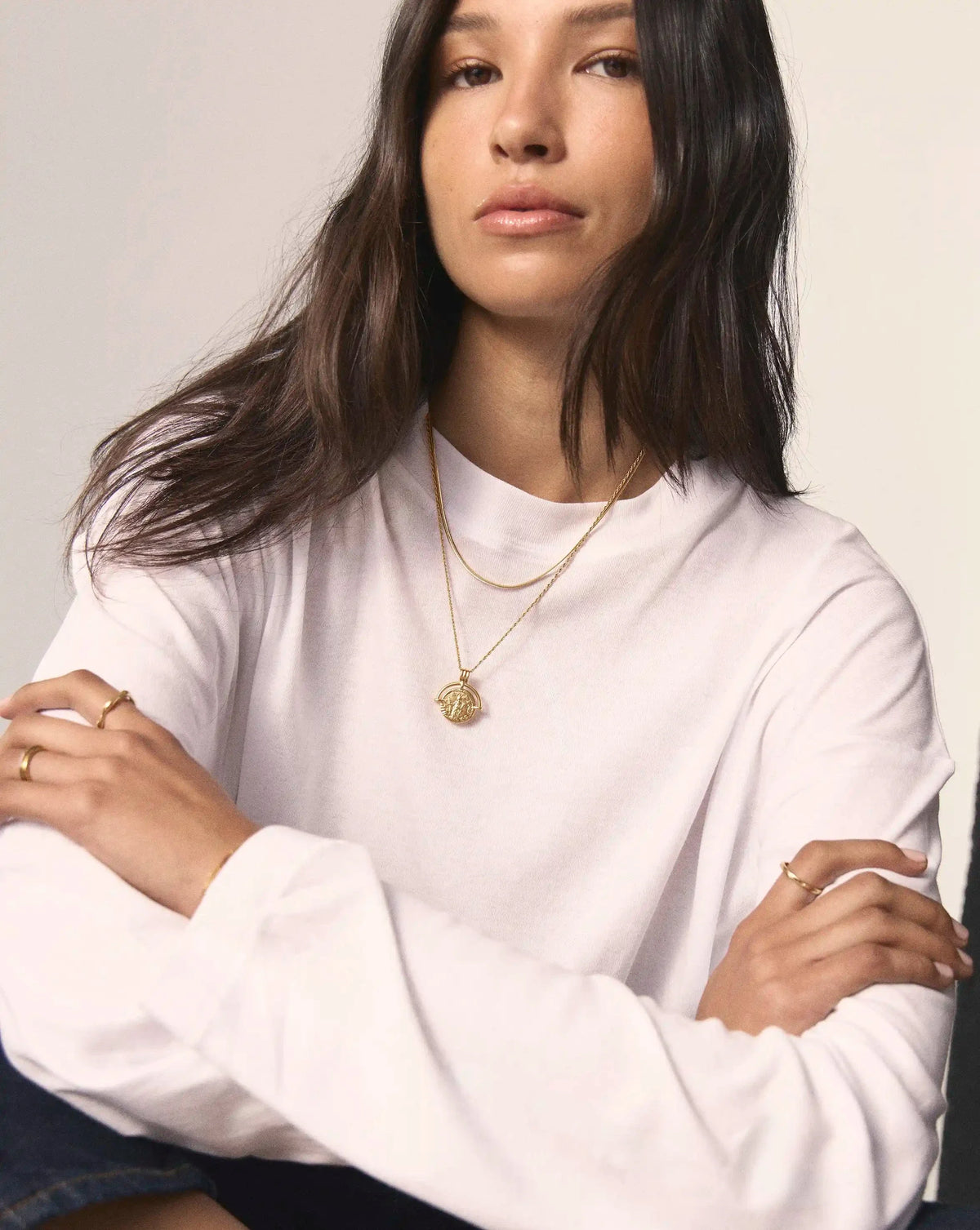 The Roman Arc Everyday Necklace Set | 18ct Gold Plated