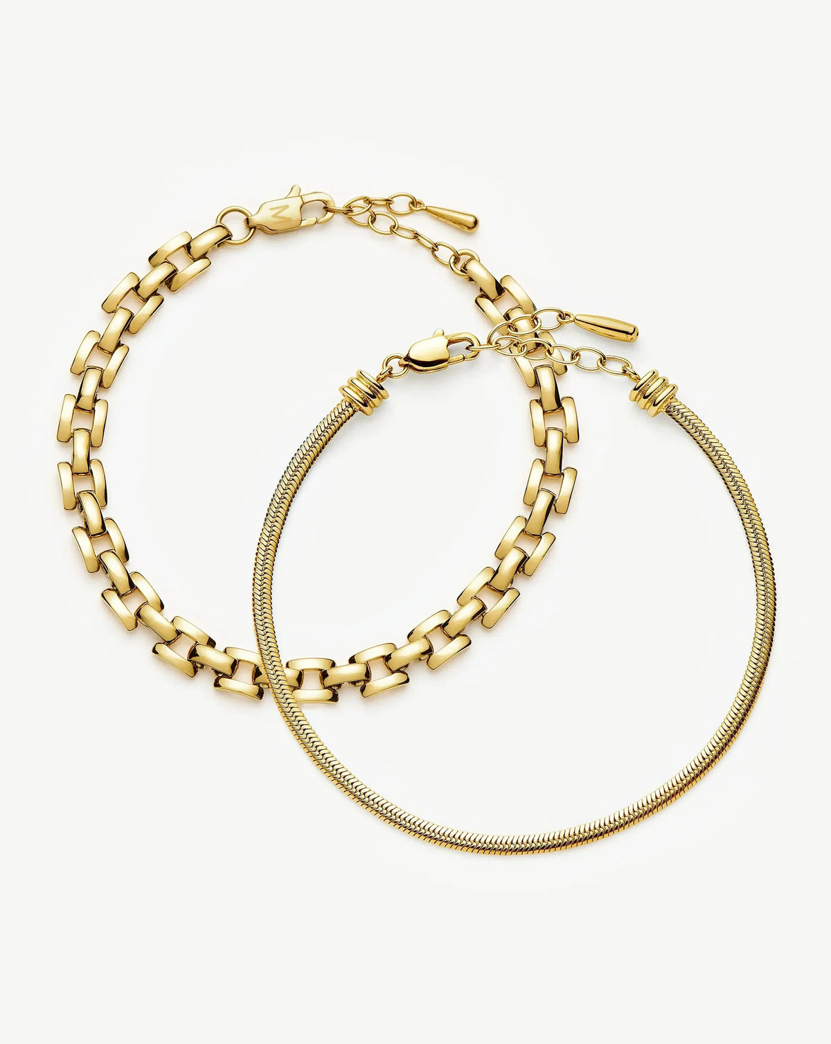 The Timeless Bracelet Set | 18ct Gold Plated