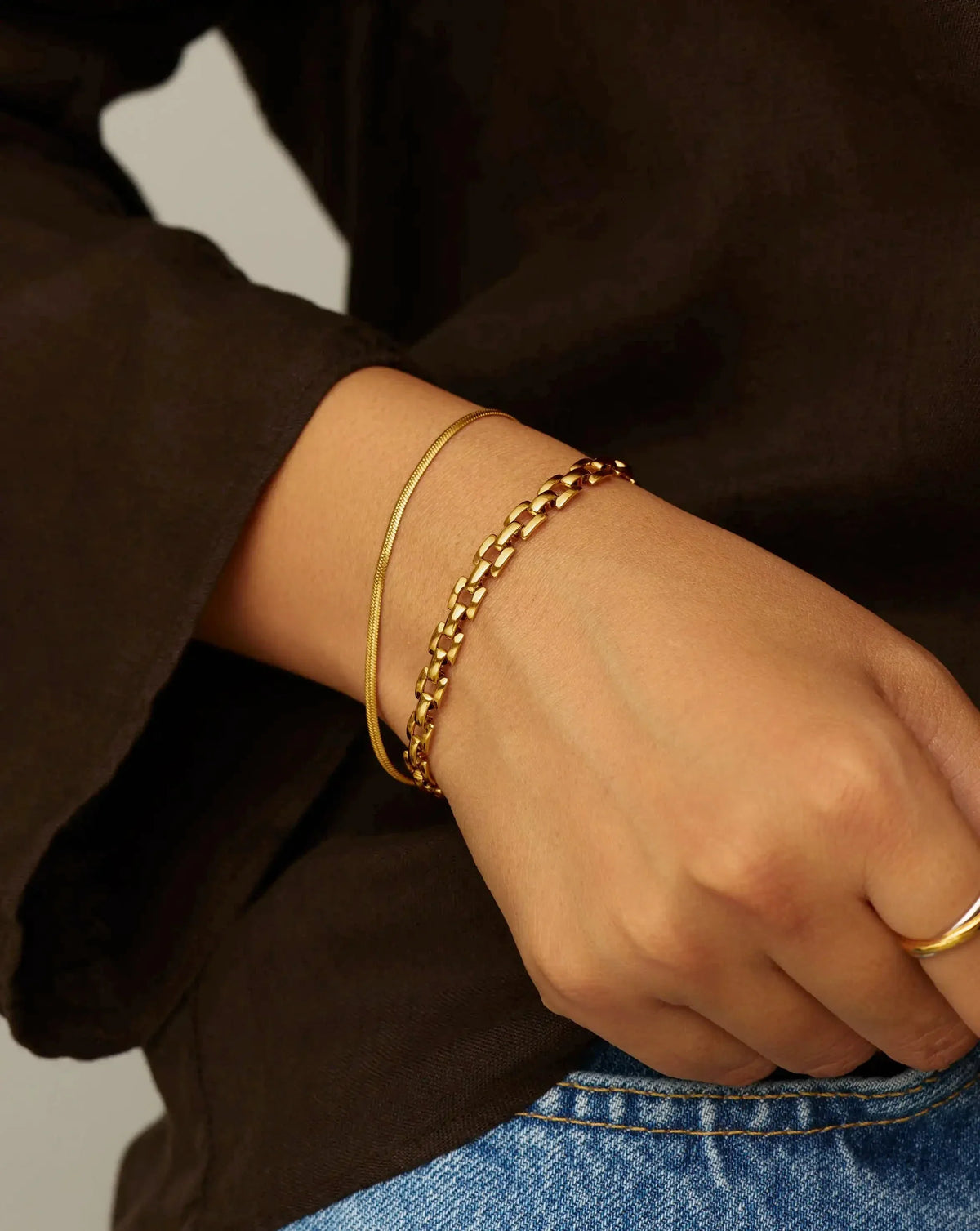 The Timeless Bracelet Set | 18ct Gold Plated
