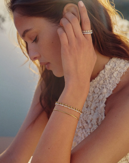 Thin Snake Chain Bracelet | 18ct Gold Plated