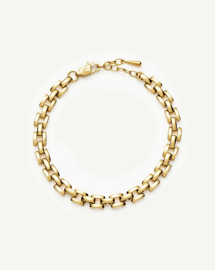 Timepiece Link Chain Bracelet | 18ct Gold Plated