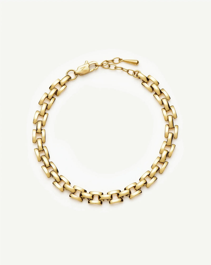 Timepiece Link Chain Bracelet | 18ct Gold Plated