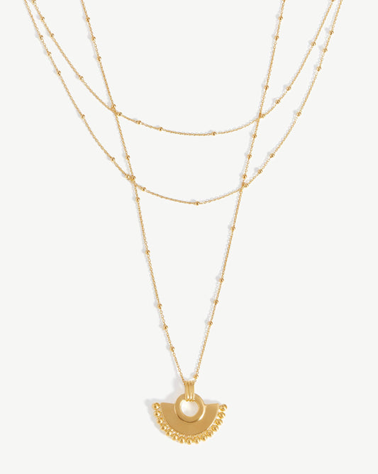 The Fan Favourite Necklace Set | 18ct Gold Vermeil